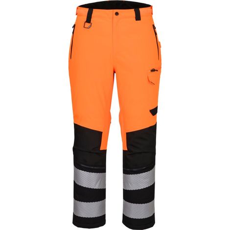 Pantaloni da spedizione Hv Ev4 - Taglia Xxl - Arancione/nero - Portwest