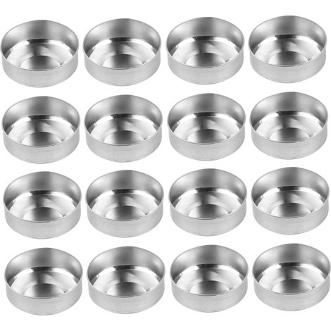 200 pièces Boîtes Aluminium pour Bougies Chauffe Plat Vides Coque Résistante Chaleur pour Fabrication de Bougies DIY Adaptées à Événements et Décorations (1/5)