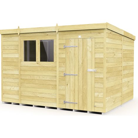 10 x 8 Pent Shed
