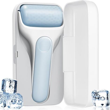 Rouleau massage facial rafraîchissant – 17x8,5 cm – Réduit poches, cernes – Léger (1/5)
