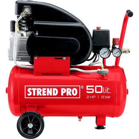 Kompressor Strend Pro FL2050-08, 1,5 kW, 50 Liter, 1-Zylinder