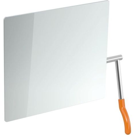 HEWI 802.01.100R 24 miroir inclinable, levier à droite (1/2)