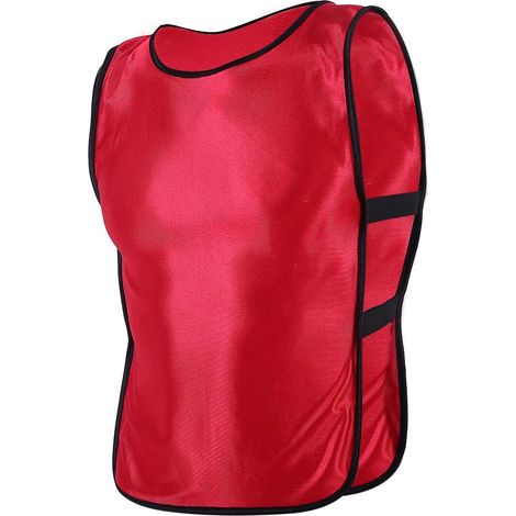 Veste sans manches pour enfants - Football et sports extérieurs (Rouge) (1/3)