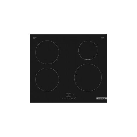 Bosch Serie 4 PUE611BB5D. Colore del prodotto: Nero, Posizionamento dell'apparecchio: Da incasso, Dimensione della larghezza del piano cottura: 59.2 cm. Tipo di controllo: Touch, Posizione di contr... (1/5)