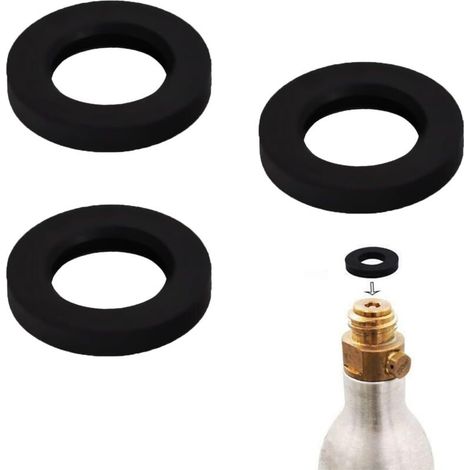 Lot de 3 Joint de Rechange pour Soda-stream - Joints d'Étanchéité en Caoutchouc Compatibles avec Soda-stream Crystal, Terra et Machines à Soda, Remplacement pour Bouteille Soda-stream et CO2 (1/4)