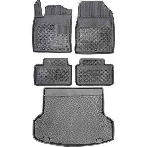 Juego de alfombrillas para Hyundai i30 III Kombi (2016-2019) - Alfombrilla para coche + alfombrilla para maletero (1/5)