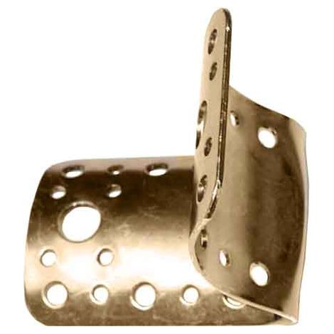 PIASTRA DI GIUNZIONE SAGOMATA PER PALI Ø 80/100 65x85 mm - spessore 2 mm