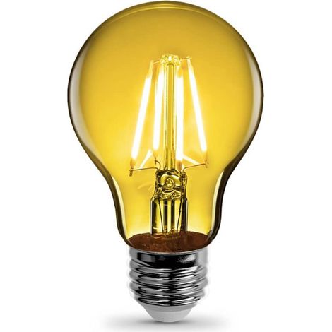Alcapower Lampada a Filamento LED Classica 4W 230V Attacco E27 Luce Decorativa Gialla Warm Retro Design per Ambienti Interni ed Esterni Coperti