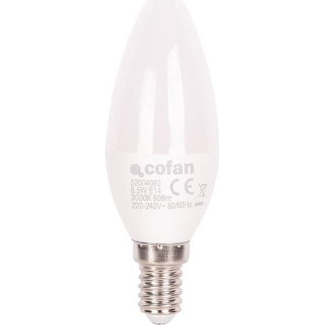 BOMBILLA LED VELA 6.5W E14 810 LM 3000K (1/5)