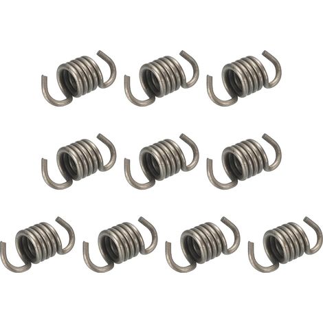 Ressort de tension d'embrayage sourcing map 10pcs tronçonneuse pour kit MS380 MS381 MS038 Pièces
