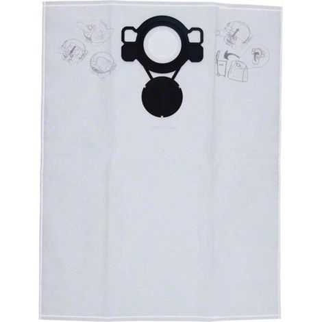 Sacchetto filtrante in tessuto non tessuto - für GAS 20 L Bosch Accessories 2605411229 (1/2)