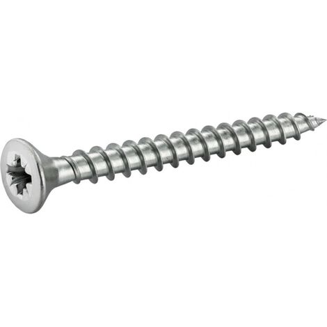 Senkkopf-Schraube 6x50 Pozidriv Edelstahl A2, 6 Stück