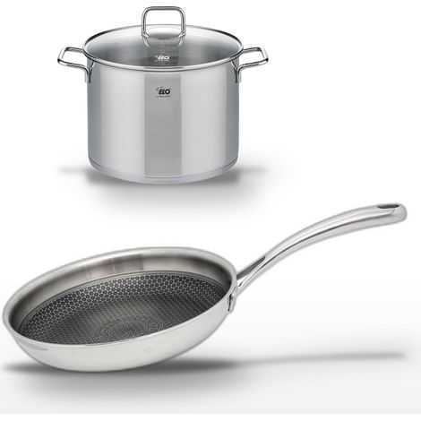 Lot Poêle 24 cm et Faitout 26 cm Elo Relief Evolution (1/5)