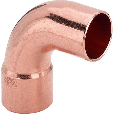 Curva a 90° rame MF ø10 mm estremità a saldare femmina, estremità maschio 105136 (1/3)