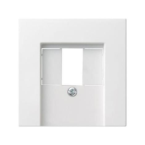 Gira Zentralabdeckung rws-gl f.TAE-Anschlußdose 027603 (1/5)