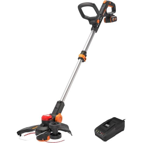 Tagliabordi WORX WG173E 3 in 1 da 20 V e 33 cm (1 batteria da 4 Ah e caricabatterie inclusi) WORX