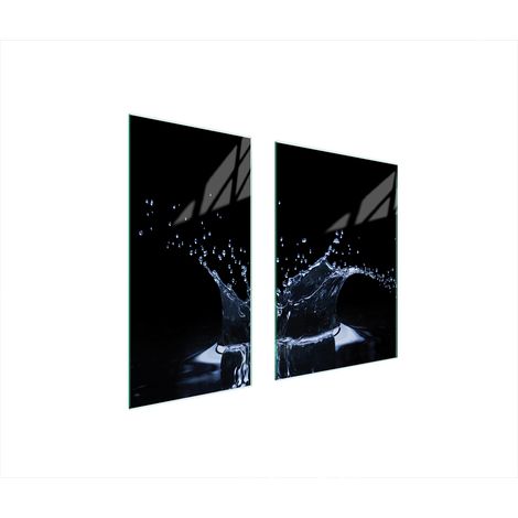 GLASSCHUTZPLATTE 75x52 WASSER (1/5)