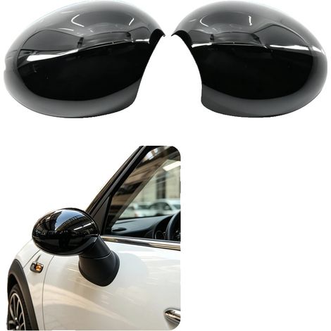 Calotta per specchietto retrovisore, in materiale ABS, progettata per specchietti manuali, compatibile con i modelli di auto compatte R55 e R56, installazione a clip diretta, elevata resistenza agli u (1/5)