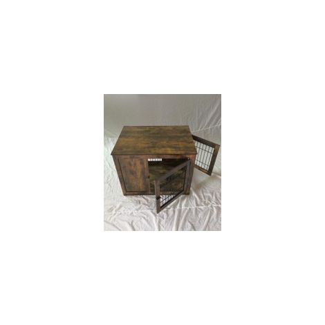 MaxxPet Gabbia per Cani - Mobili per la Casa per Cani - Kennel Cane Grande - Casetta per Animali - Gabbia per Gatti - Cuccia Moderna da Interno - 94x60x72 cm - Grigio (1/5)