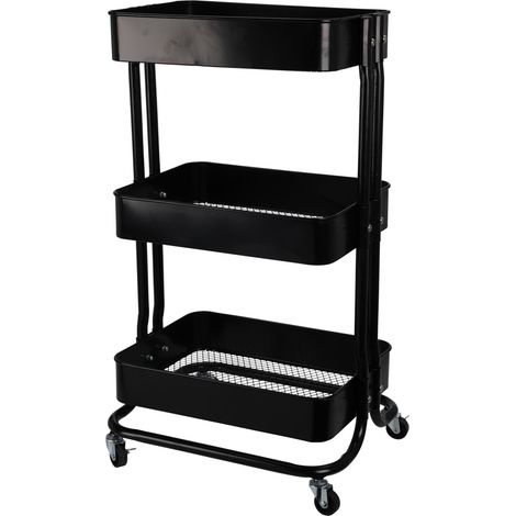 EXCELLENT verdulero 33x46x75 cm negro , Verdulero 33x46x75 cm negroMarca: ExcellentEl compacto y práctico carrito de cocina con ruedas ofrece la solución perfecta para ampl