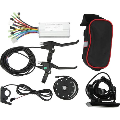 Kit Conversion Vélo Électrique 22A JN22A Contrôleur S900 Écran, Poignées de Frein et Accélérateur à Pouce pour Moteur 500W (1/5)