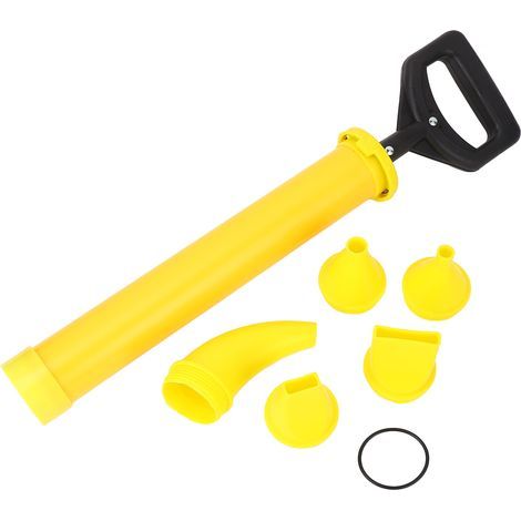 Applicateur de pointage d'outil manuel de jointoiement de mortier de ciment en acier inoxydable 5 en 1 avec buse de remplacement (1/5)