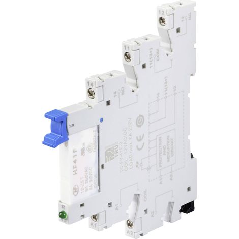 Relais industriel TRU COMPONENTS TC-FY-41F-2 12V Tension nominale: 12 V/DC, 12 V/AC Courant de commutation (max.): 6 A 1 NF (R), 1 NO (T) 1 pc(s) X954132 (1/5)