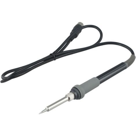 Station de poignée de fer à souder 6 broches compatible avec FX888, FX888D, FX8801, connecteur de station de soudage, fil en silicone résistant aux hautes températures (1/4)