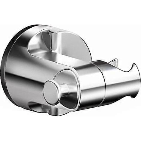 Support de pommeau de douche réglable avec ventouse - Finition argentée (1/5)