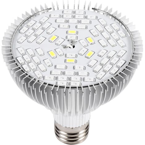 Lampada LED a spettro completo da 50W per la coltivazione di piante, attacco E27, 78 LED (1 pezzo) (1/5)