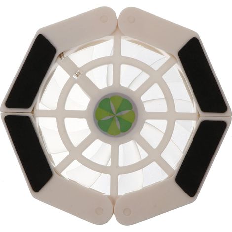 Refroidisseur Multifonction Présent Vacances Grand Ventilateur Pliable en Plastique Blanc pour Ordinateur Portable pour Ordinateur Portable Bureautique (1/5)