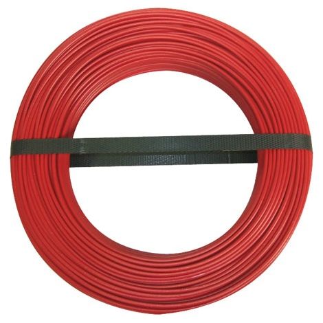 H07vu Kabel 1x2,5 10m Rot Krone - Electraline