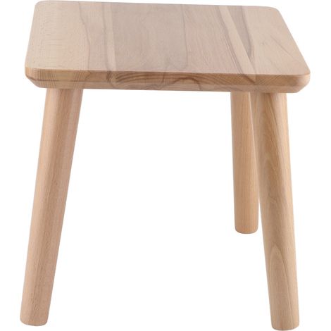 Multifunktionales Set aus Holzhockern, Hausbank, Kindersitz, DIY-Möbel, quadratischer Sitz, Naturfarbe (1/5)