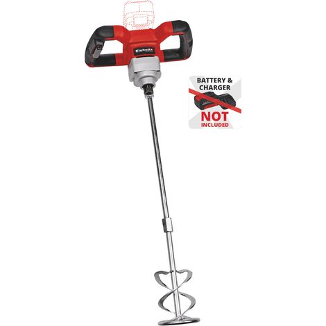 Einhell Akku-Farbmörtelrührer TE-MX 18 Li-Solo Power X-Change (Li-Ion, 18 V, Drehzahl-Elektronik für material- & anwendungsgerechtes Arbeiten, ohne Akku und Ladegerät)