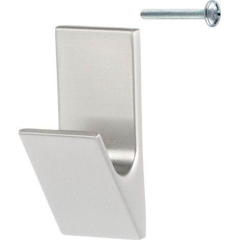 Appendiabiti da parete in nichel spazzolato XV01 (1/5)