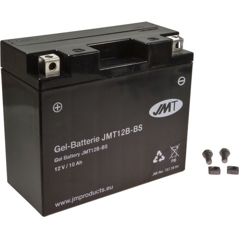 Batterie gel JMT YT12B-BS 12V 10Ah (équivalent Yuasa YT12B-BS)