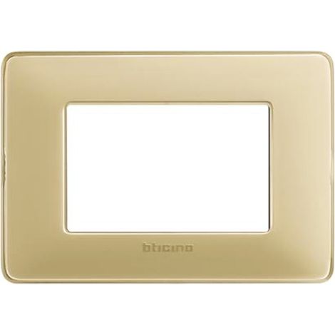 Bticino placca 3 moduli avorio matix  am4803cav