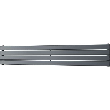 Typhoon Axis - Anthracite Horizontal Radiator H272mm x W1600mm Single Panel (1/3)