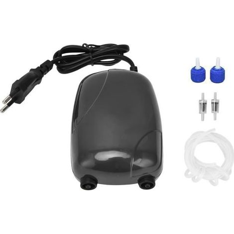 Dual Outlet Aquarium Air Pump, Mini Oxygen Pump for Fish Tank, Dual Air/Water Pump for Aquarium (1/3)
