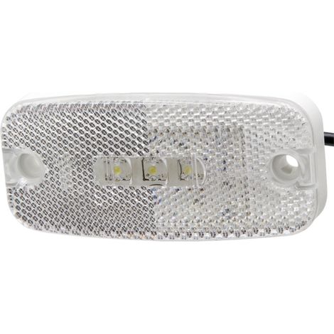 Positionsleuchte mit LED-Lampe, 500 mm, weiß, Granit