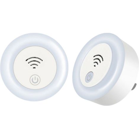 Repelente de insectos ultrasónico con luz LED, seguro y eficaz para repeler insectos, diseño compacto y liviano, perfecto para uso en el hogar y el jardín. (1/4)