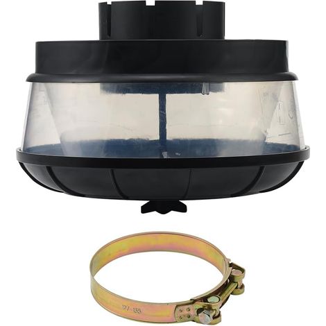 All Terrain Cyclone Filter Car Intake Hose Air Filter Universal Cyclone Filter for Intake Snorkel Air Pre-Filter Tractor Air Inlet Sand Cup (127