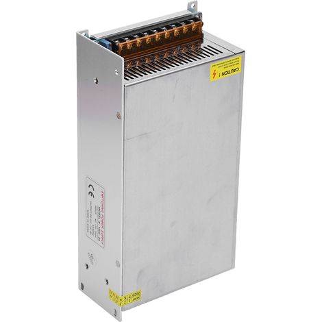 Adaptateur de commande d'alimentation à découpage, alliage d'aluminium, DC24V, pour bandes lumineuses d'écran LED et imprimantes 3D (S-1000-24 (24V 41.6A 1000W) AC170-250V) (1/5)