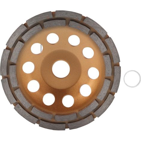 Meule Diamant à Double Rangée Alliage 150mm pour Polissage et Décapage (1/5)