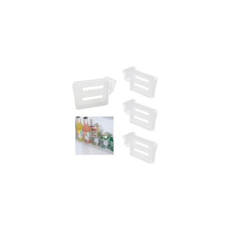 Panel divisor para refrigerador: se puede usar como separador de condimentos para la puerta lateral del refrigerador, dos juegos de ocho, transparente. - Crezuo