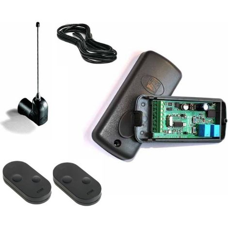 Sistema radio bicanale 2 telecomandi CAME KIT TRA03 12-24v