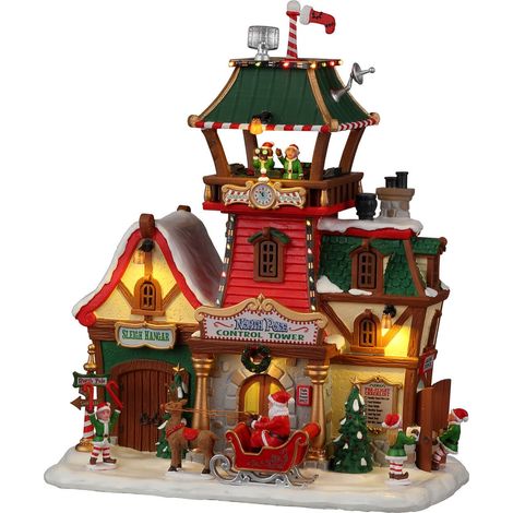 LEMAX-PAESAGGIO TORRE DI CONTROLLO DEL POLONORD - NATALE NATALIZIO 25864 (1/2)