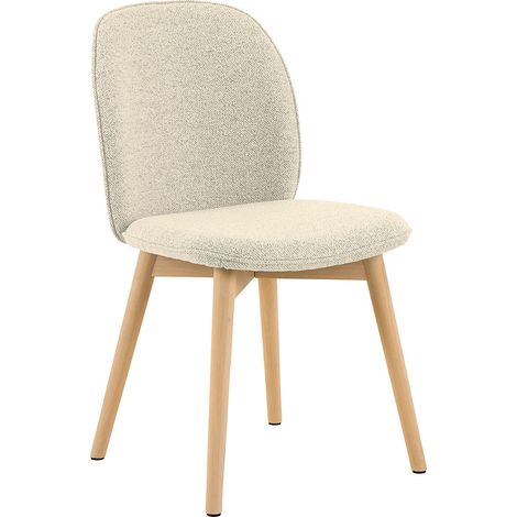Cindy Esszimmerstuhl Bouclé beige.