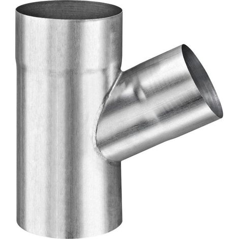 GRÖMO ZINK Rohrabzweig TITANZINK 72° ø100/100, 62974 (1/5)