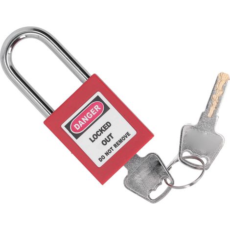 Dispositif de verrouillage à déconnexion rapide pour bouteille de gaz, sécurisé par cadenas, filetage mâle, sécurité industrielle. (1/5)